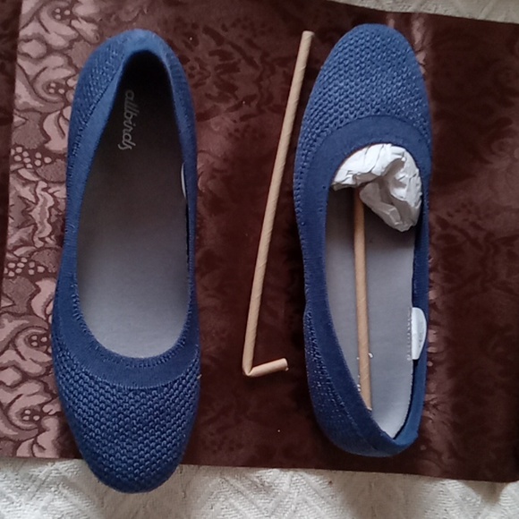 allbirds comfy Tree Breezer Women's ballet flats Size 9.5 W Color  Hazy Indigo. - Picture 8 of 13